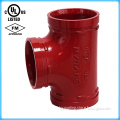 FM approved painted roll Grooved fittings